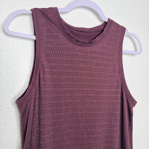 Lululemon Womens Tank Size M Breeze by Muscle Tank Top II Pullover Activewear - Picture 8 of 8